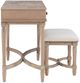 Linon Cyndi 2-Piece Gray Wash Vanity Set-5