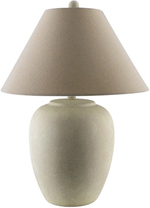 Surya Mijas Antiqued White Table Lamp-0