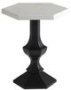 Tommy Bahama® Outdoor Pavlova Graphite Rectangular End Table with Ivory Weatherstone Top-0
