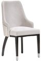 Michael Amini® Carmela Glossy Charcoal Sand Arm Chair-0