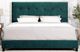 Legends Home Bridger Green Velvet Queen Upholstered Panel Bed-4