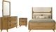 Coaster® Bennett 4-Piece Light Oak Youth Twin Upholstered Panel Bedroom Set-0