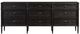 Four Hands Toulouse Distressed Black Oak 9-Drawer Dresser-1