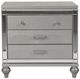 New Classic® Home Furnishings Valentino 5-Piece Silver Queen Upholstered Bedroom Set with Two Nightstands-4