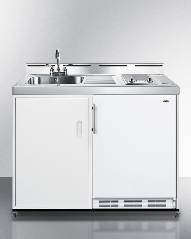 Summit® 48" White All-In-One Kitchenette-0