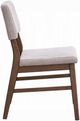 ACME Furniture Seda 2-Piece Pink/Walnut Upholstered Dining Side Chair Set-4