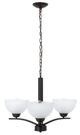 YHD Alta Peak Robust Coffee Brown 3-Light Chandelier-0