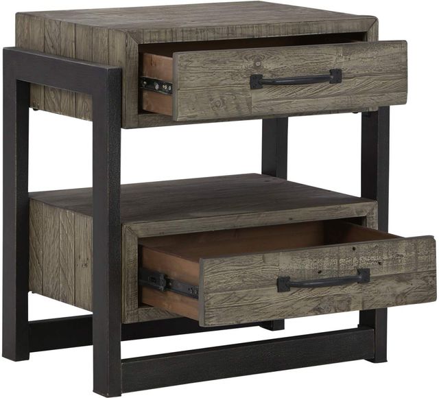 Signature Design by Ashley® Brennagan Gray Nightstand-2