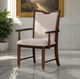Furniture of America® Westerham 2-Piece Dark Cherry Arm Chair-1