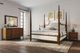 A.R.T. Furniture® Eave Hazelnut Queen Upholstered Poster Bed-3