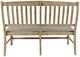 Jofran Inc. Carlyle Crossing Brown Slatback Bench-4