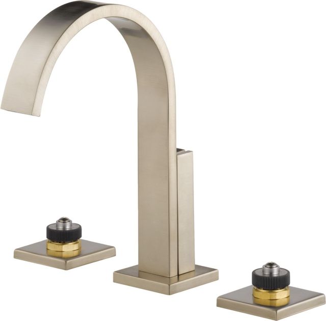 Brizo Siderna® Brilliance® Brushed Nickel Widespread Lavatory Faucet-0