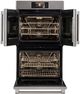 Monogram® Statement 30" Stainless Steel Double Electric Wall Oven with French Doors-1