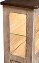 Country Classic Collection Customizable Farmstead Server with Glass Doors and Shelf-2