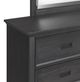Elements International Hampton Kids Charcoal Dresser and Mirror-3