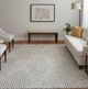 Feizy Lytton Gray/Cream 5'x8' Area Rug-5