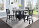 Crown Mark Hartwell Black/Light Gray Counter Table-1