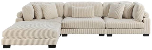 Homelegance® Traverse 4-Piece Beige 135" Modular Sectional with Ottoman-2