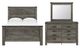 Signature Design by Ashley® Frandern 3-Piece Black/Gray Full Panel Bedroom Set-0