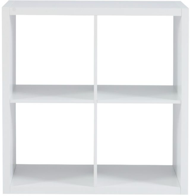Linon Cody White 4-Cube Storage Cabinet-3