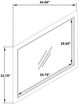 Coaster® Kenora Barley Brown Dresser Mirror-2