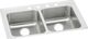 Elkay® Lustertone® Classic Lustrous Satin 29" x 22" x 5-1/2" 3-Hole Equal Double Bowl Drop-in ADA Sink-0