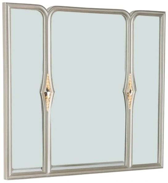 Michael Amini® Camden Court Pearl/Platinum Vanity Mirror-1