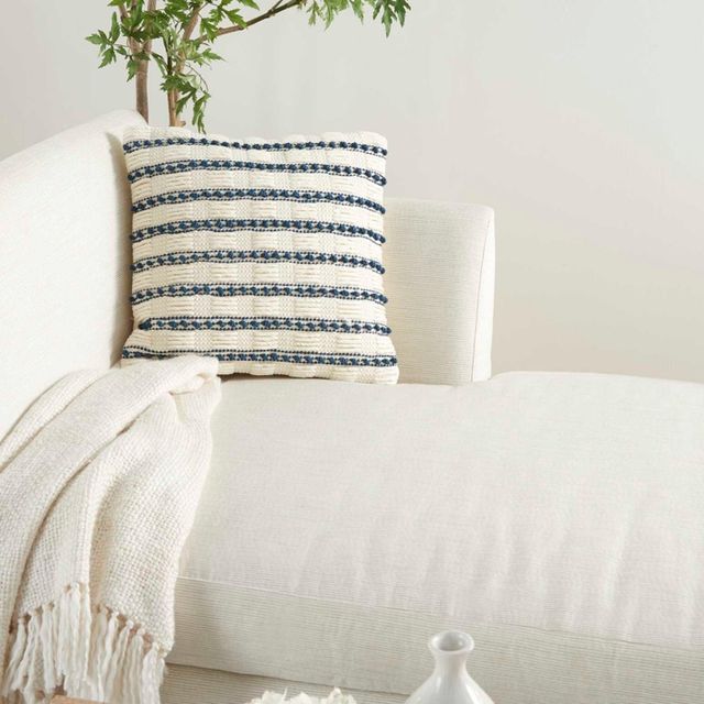 Nourison Home™ Lifestyles Navy Throw Pillow-1