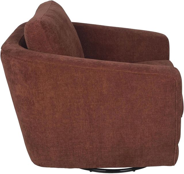 LH Home Baltimo Deep Rust Swivel Glider Club Chair-3