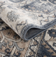Olliix by Madison Park Dakota Blue/Cream Runner Tiled Border Area Rug-1