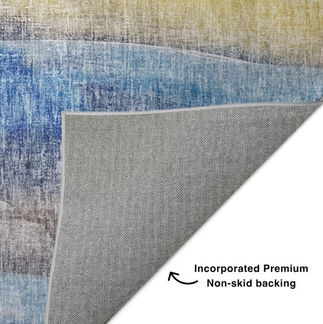 Dalyn™ Rug Company Boca BO4 Blue 5'x8' Area Rug-3