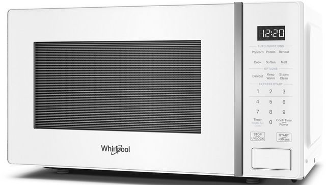  Whirlpool® 0.7 Cu. Ft. White Countertop Microwave with Steam Clean-4
