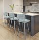 Amisco Customizable Phoebe Upholstered Swivel Counter Stool-3