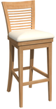 Bermex® Golden/Off-White Fixed Stool-1