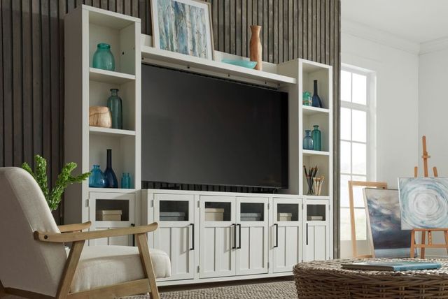 aspenhome® Finnegan White Entertainment Wall-0