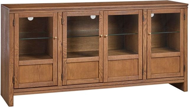 aspenhome® Sandro Brushed Bourbon 66'' Console with 4-Doors-0