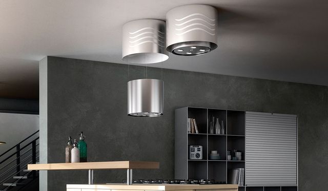 Faber Zoom 17" Stainless Steel Island Range Hood-2