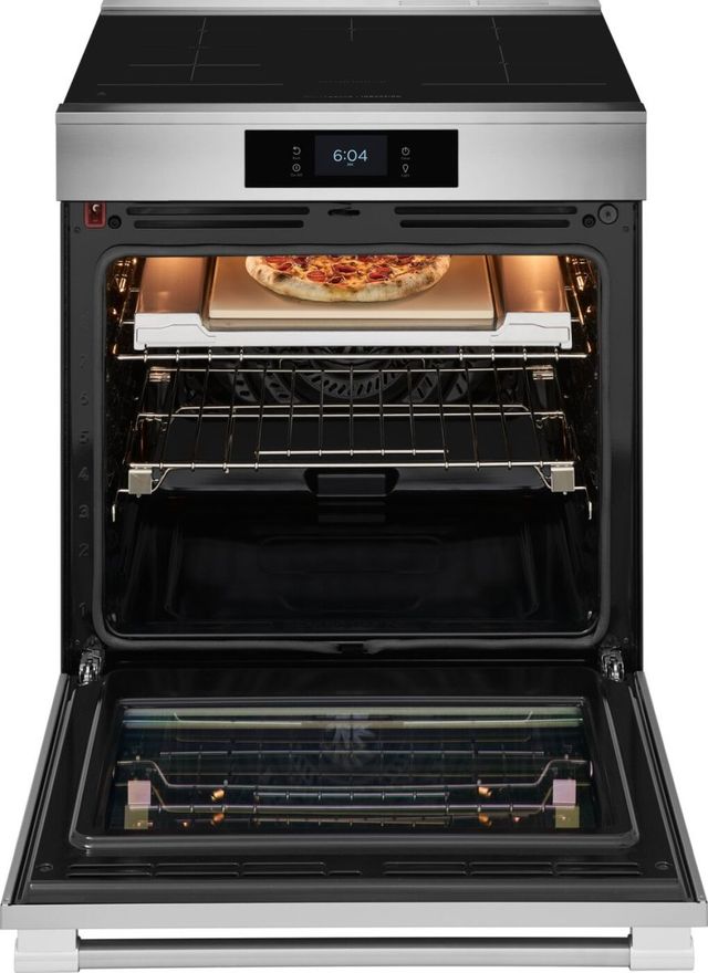 Frigidaire® Professional® 30" Stainless Steel Freestanding Induction Range with Stone-Baked Pizza Mode-3