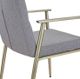 VIG Furniture Modrest Sabri Gray/Antique Brass Dining Chair-3