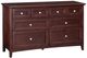 Whittier Wood® Furniture McKenzie Caffe 8-Drawer Dresser-0