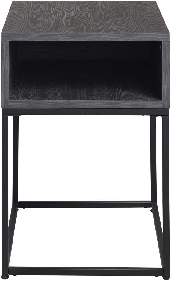 Signature Design by Ashley® Yarlow Black Rectangular End Table-1