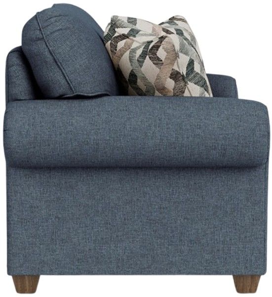 Flexsteel® Thornton Blue Dusk Twin Sleeper Chair-2