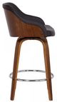 Armen Living Alec Brown Counter Swivel 26" Stool-2