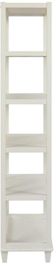 Riverside Furniture Osborne Winter White Bookcase-2
