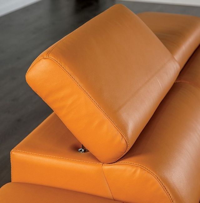 Furniture of America® Vadso Tangerine Sectional with Right Chaise-2