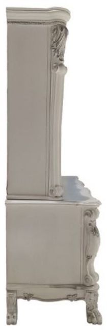 ACME Furniture Dresden Bone White Computer Desk and Hutch-2