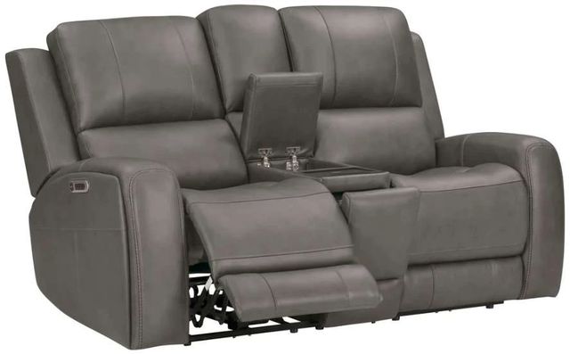 Parker House® Belmont Autumn Fog Power Reclining Console Loveseat-2