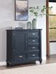 Furniture of America® Manzanillo Slate Blue Armoire-1