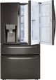 LG 36 in. 29.5 Cu. Ft. PrintProof™ Black Stainless Steel Smart Wi-Fi Enabled French Door Refrigerator with CraftIce™-2