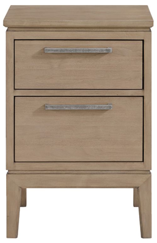 Whittier Wood® Furniture Bailey Almond Small Nightstand-2